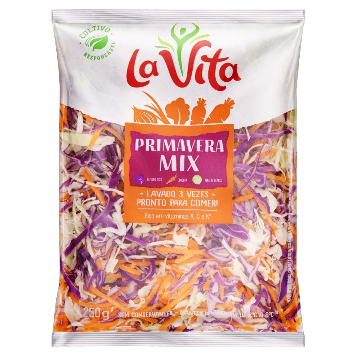 Salada Primavera Mix La Vita 250g