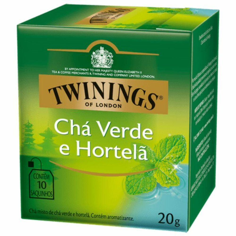 Chá Verde e Hortelã Twinings 20g