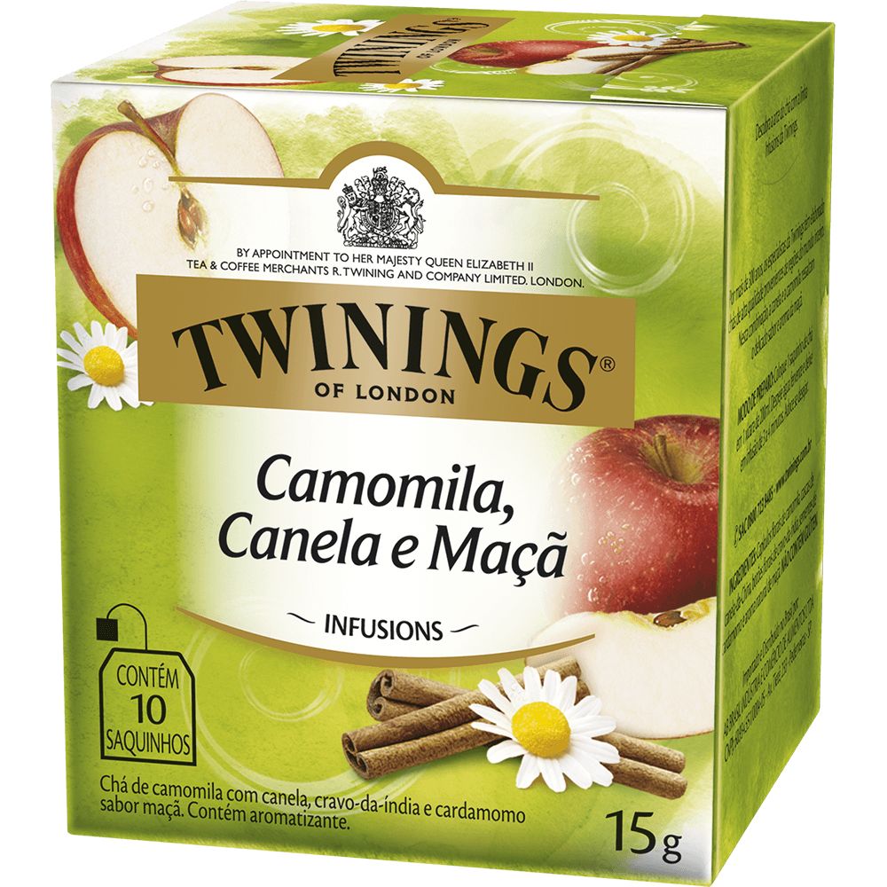 Chá de Camomila, Canela e Maçã Twinings 15g