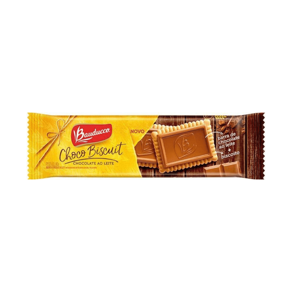 Biscoito ChocoBiscuit ao Leite Bauducco 80g