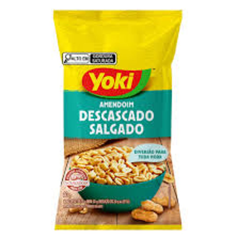 Amendoim Descascado Salgado Yoki 50g