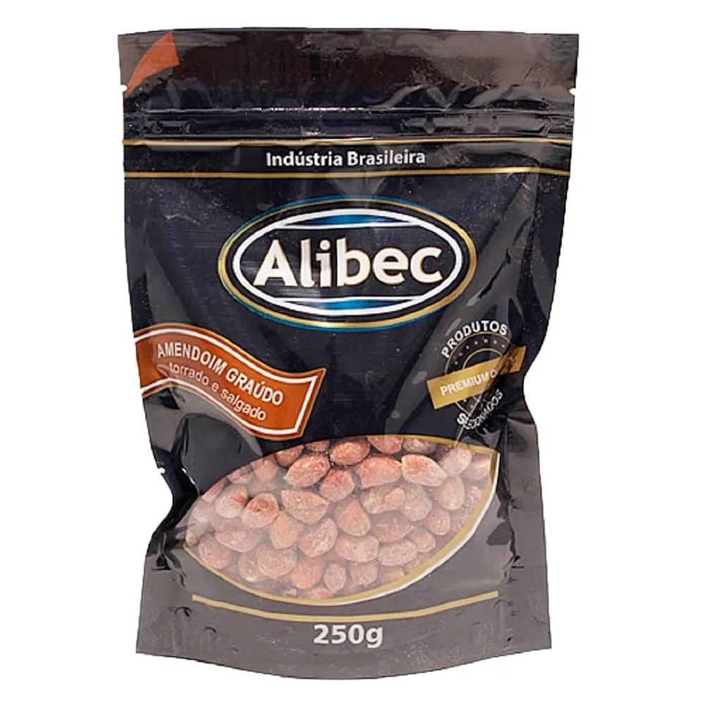 Amendoim Torrado e Salgado Alibec 250g
