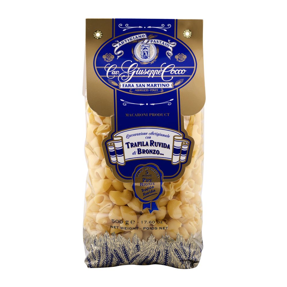Macarrão Pipe Rigate Giuseppe Cocco 500g