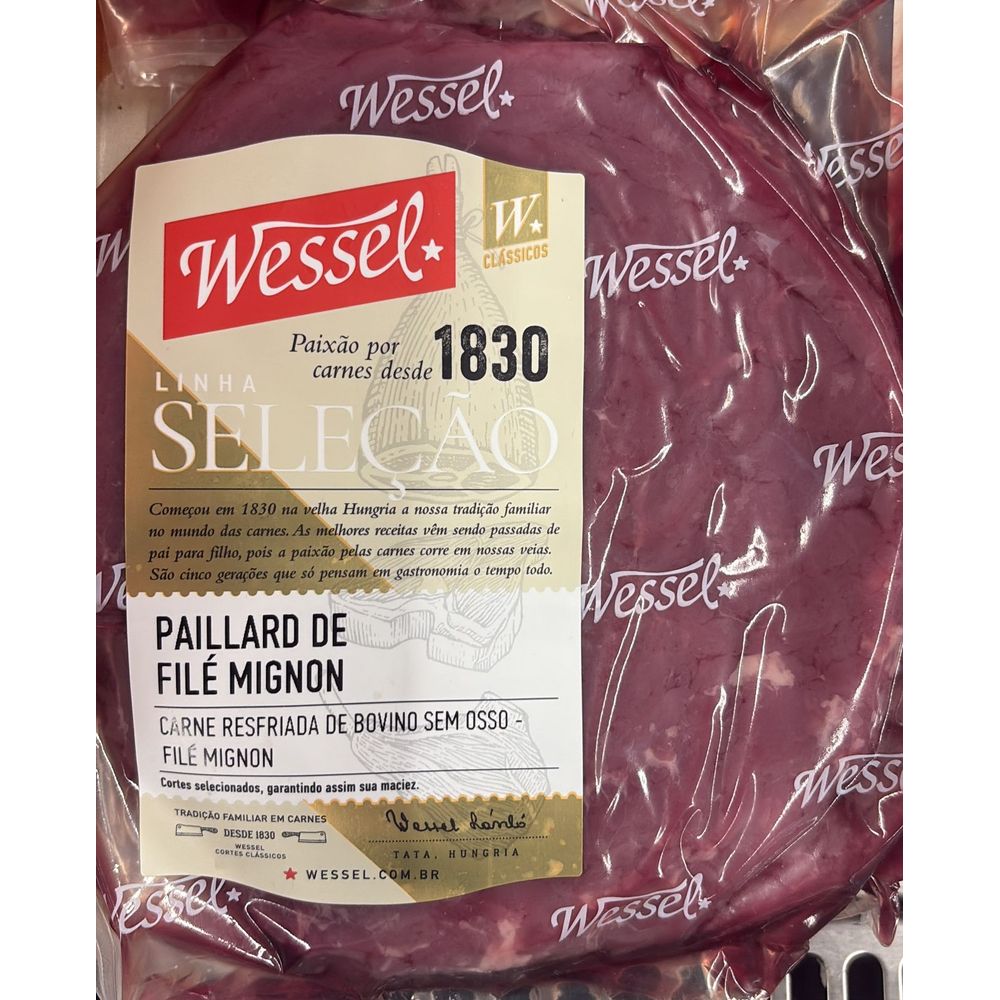 Paillard de Filé Mignon Resfriado Wessel kg
