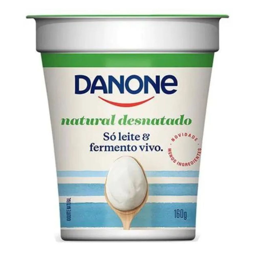 Iogurte Natural Desnatado Danone 160g