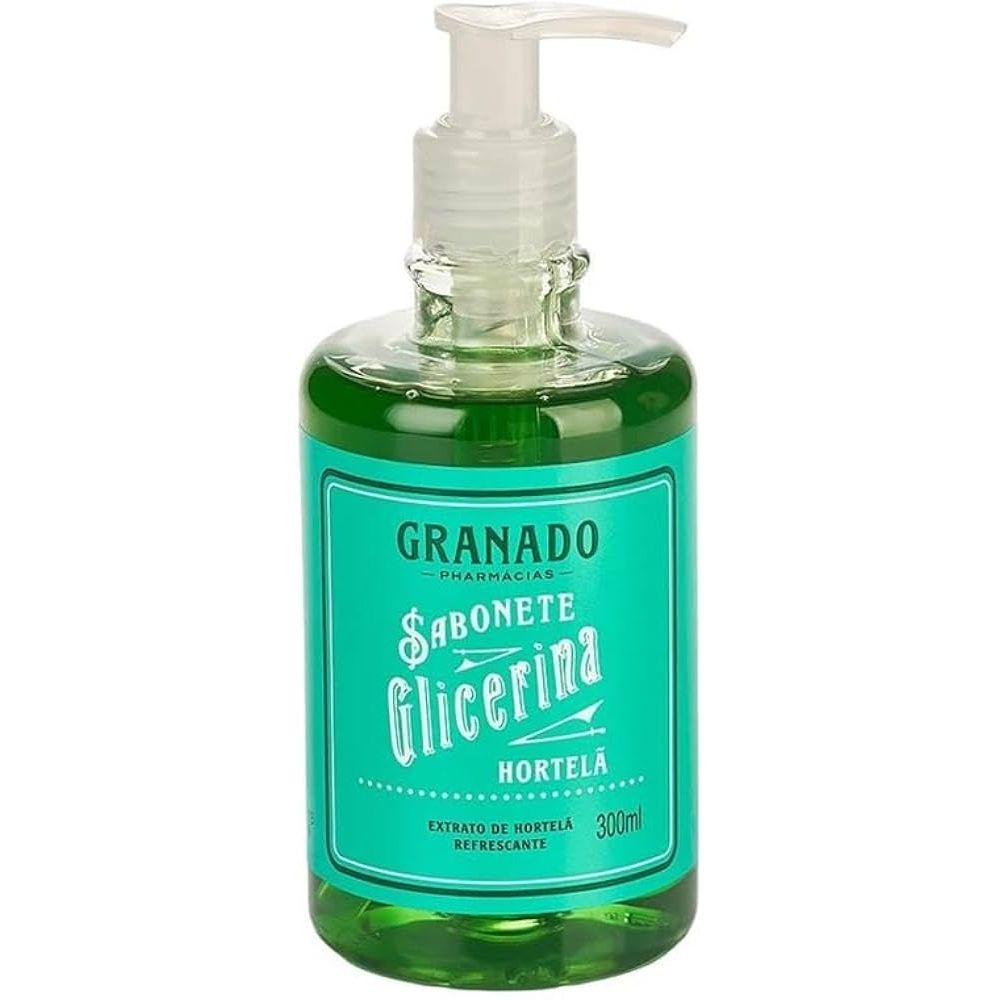 Sabonete líquido de Glicerina Hortelã Granado 300ml