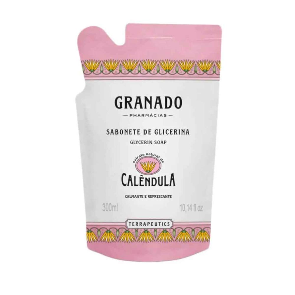 Refil Sabonete líquido de Glicerina Calêndula Granado 300ml