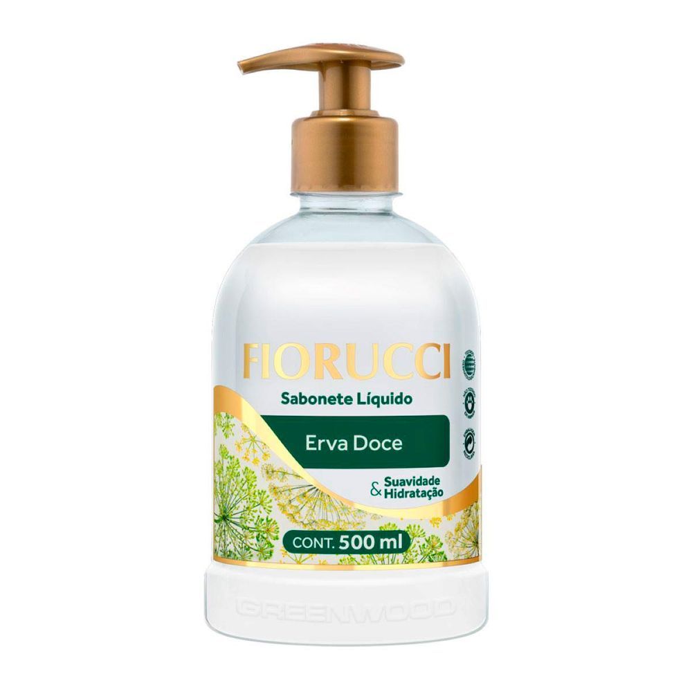 Sabonete líquido Erva Doce Fiorucci 500ml
