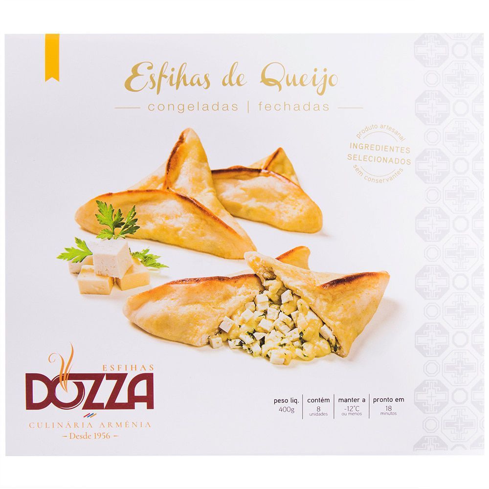 Esfiha de Queijo fechada Dozza 400g