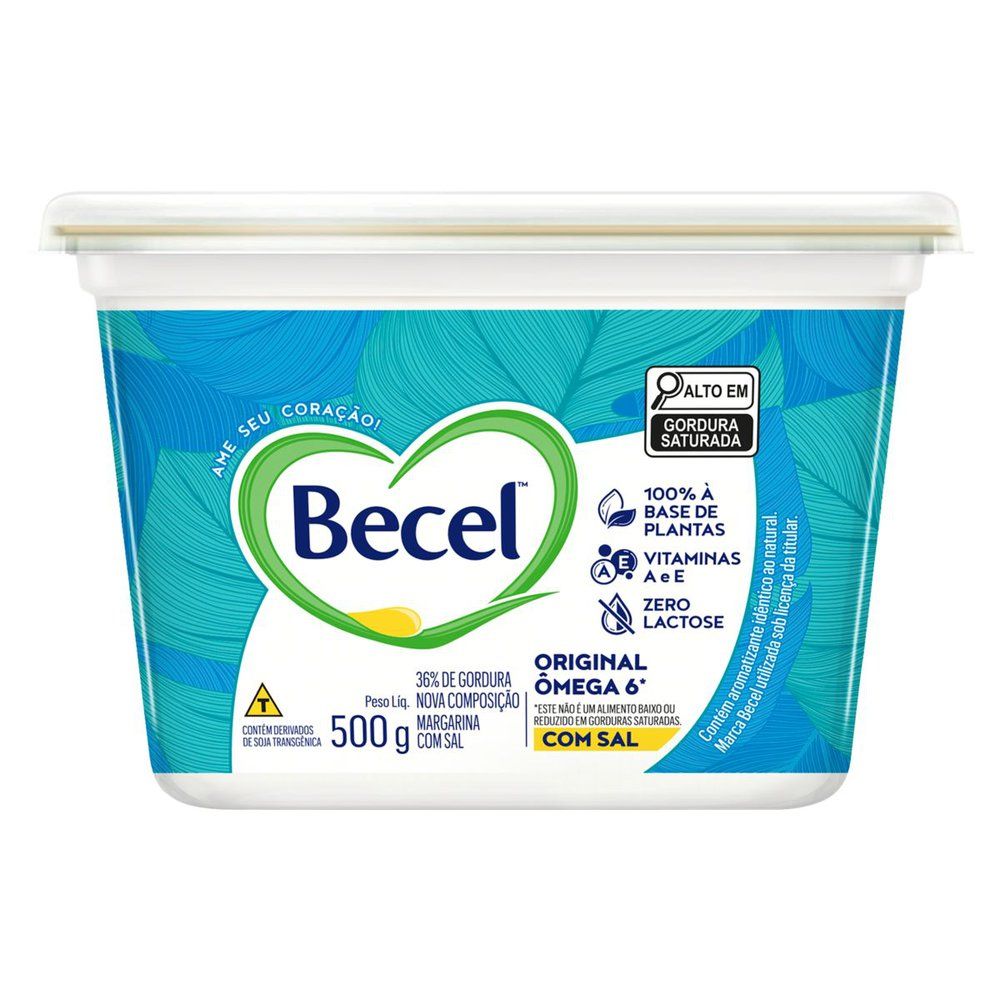 Creme Vegetal com Sal Becel 500g