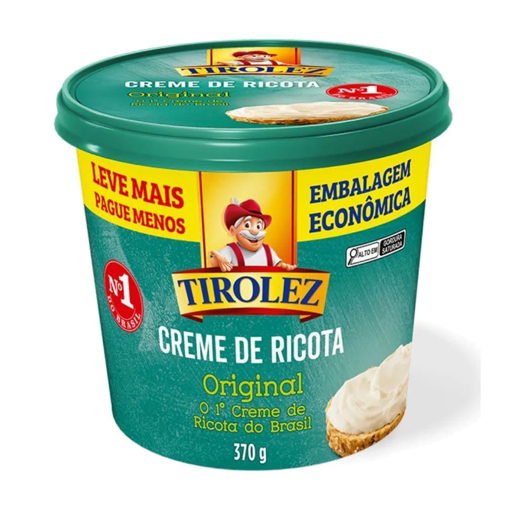 Creme de Ricota Tirolez 370g