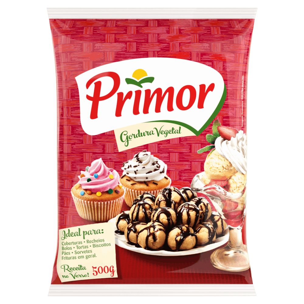Gordura Vegetal Primor 500g