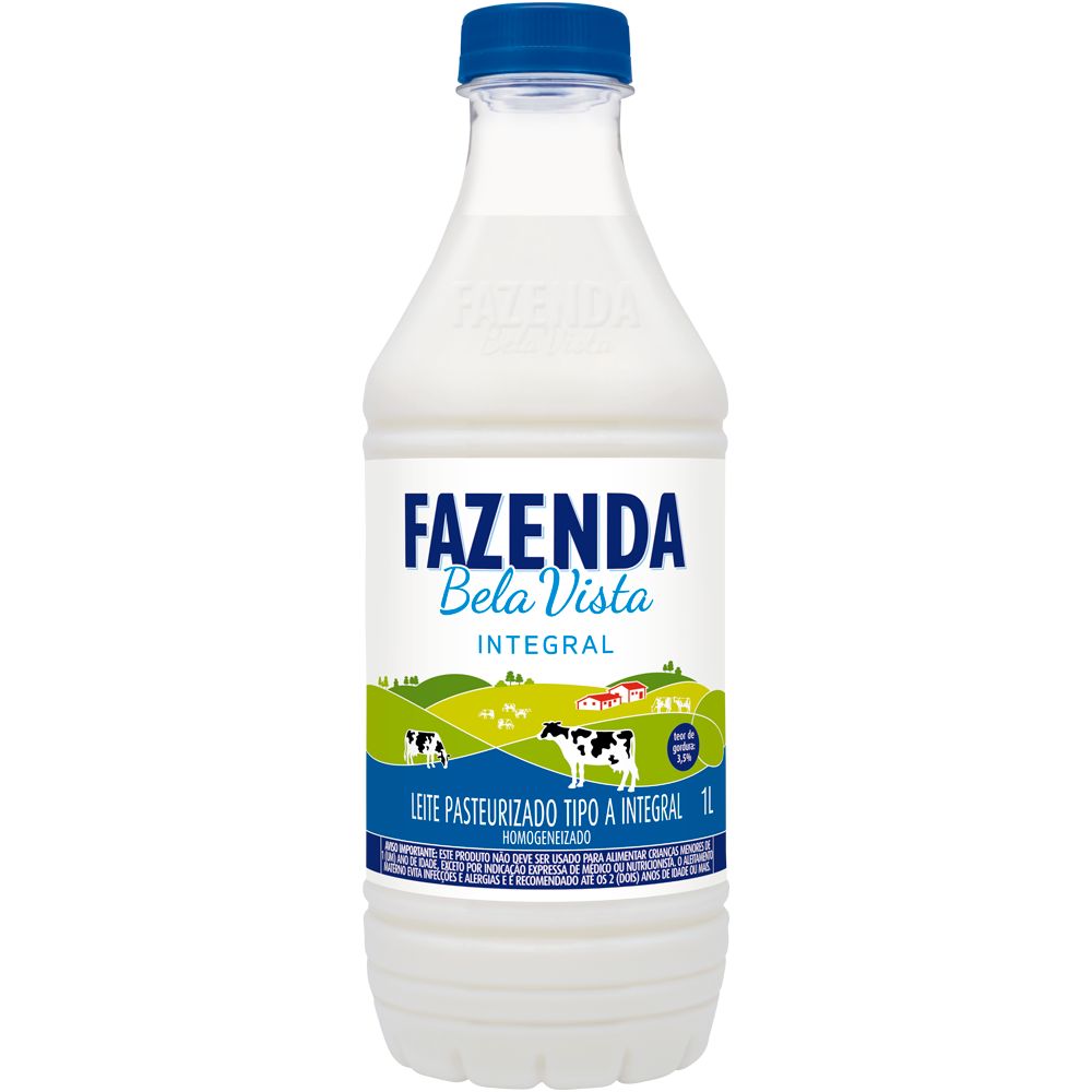 Leite Tipo A Integral da Fazenda Bela Vista  1l