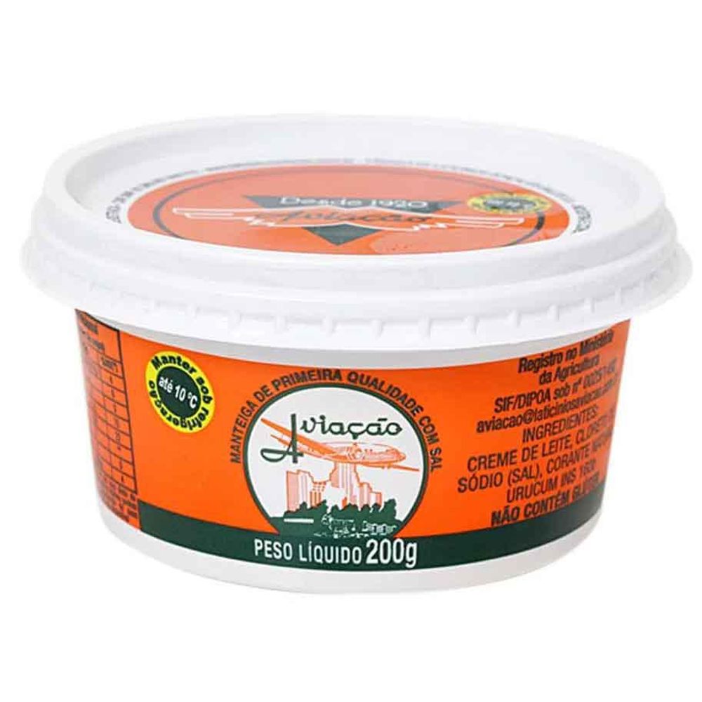 Manteiga com Sal Aviação 200g