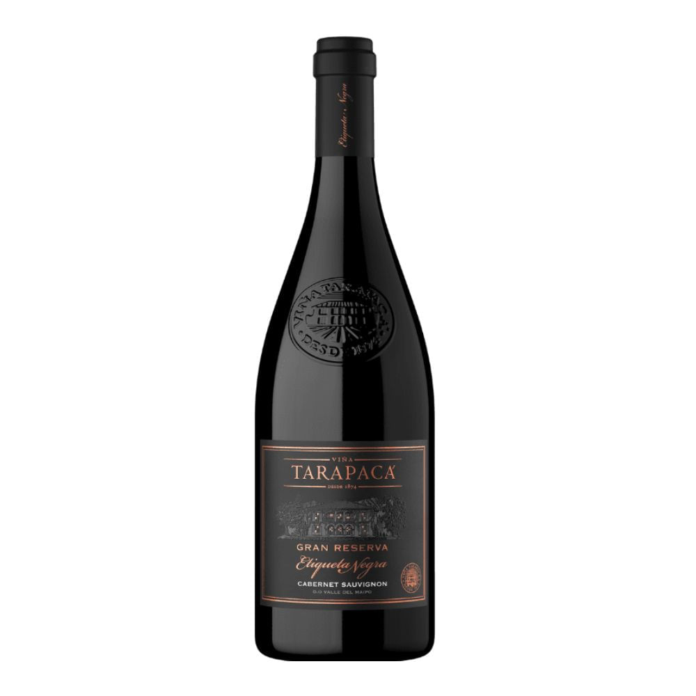 Vinho Tinto Cabernet Sauvignon Gran Reserva Etiqueta Negra Tarapaca 750ml