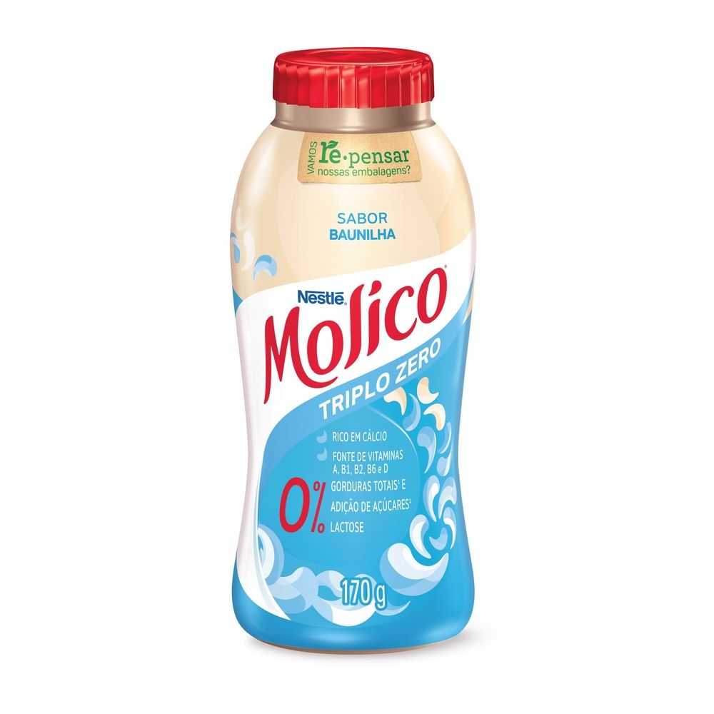 Iogurte Triplo Zero Baunilha Molico 170g