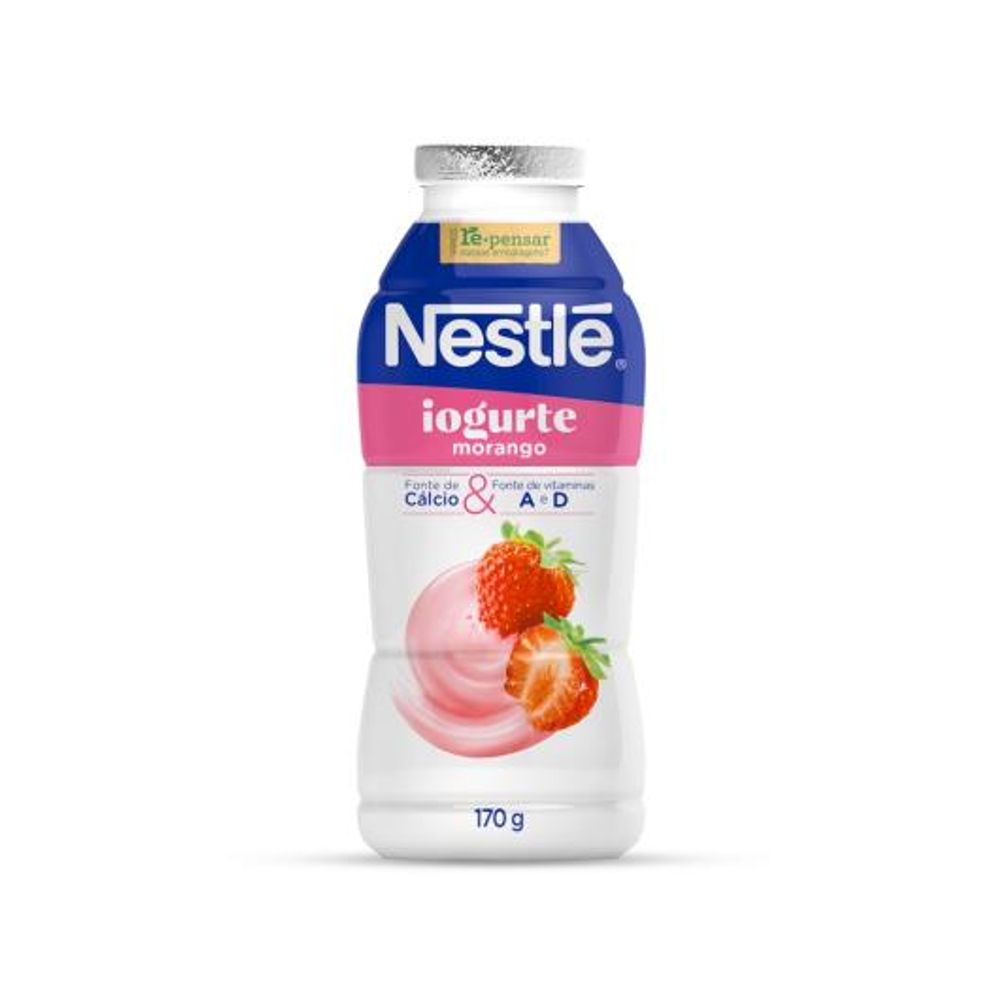 Iogurte Desnatado Morango Nestlé 170g
