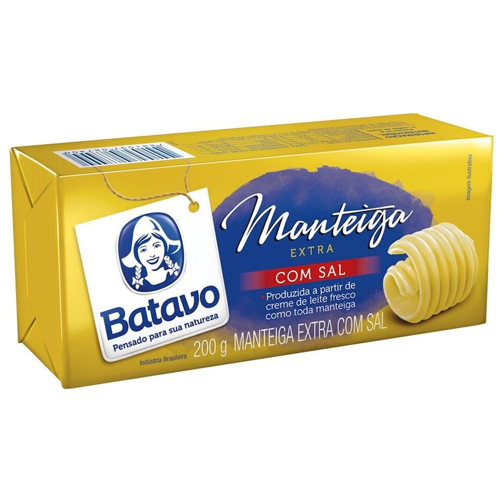 Manteiga com Sal Batavo 200g
