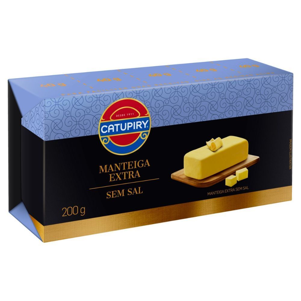 Manteiga Extra sem Sal Tablete Catupiry 200g