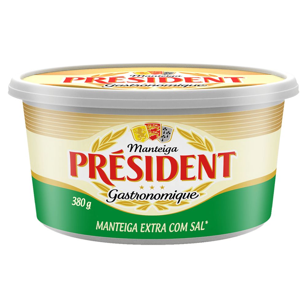 Manteiga com Sal Président 380g