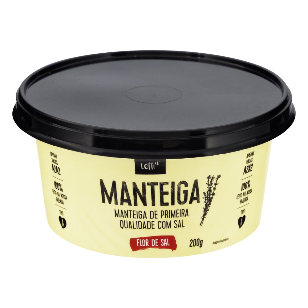 Manteiga com Sal A2A2 Letti 200g