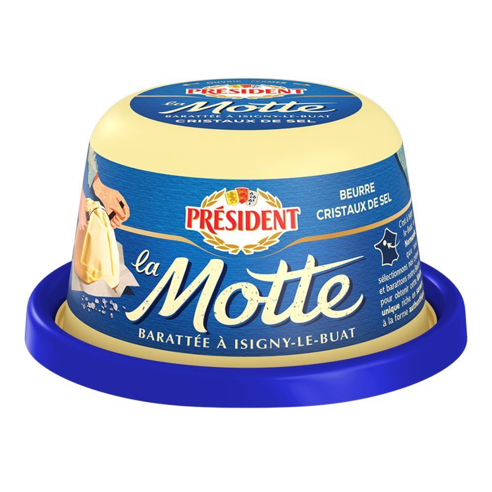 Manteiga com Sal La Motte Pote Président 250g