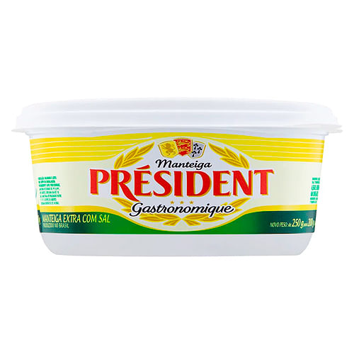 Manteiga com Sal Président 200g