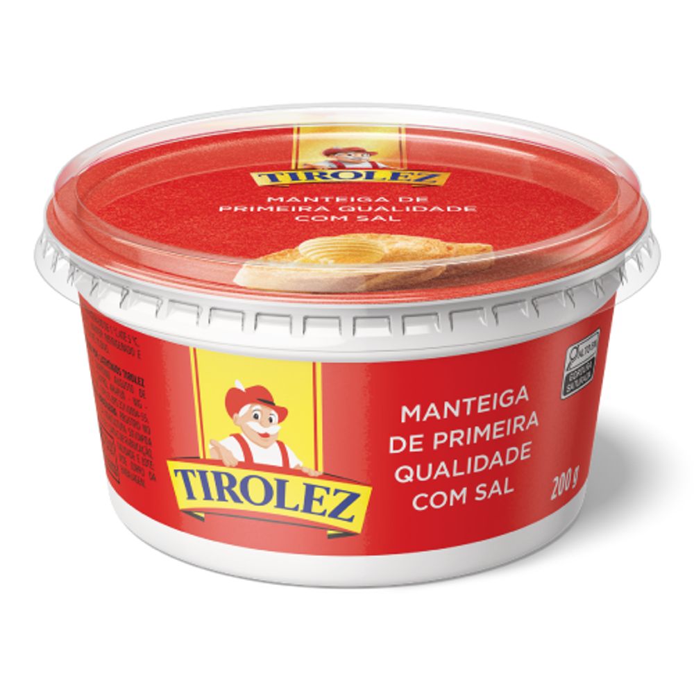 Manteiga com Sal Tirolez 200g