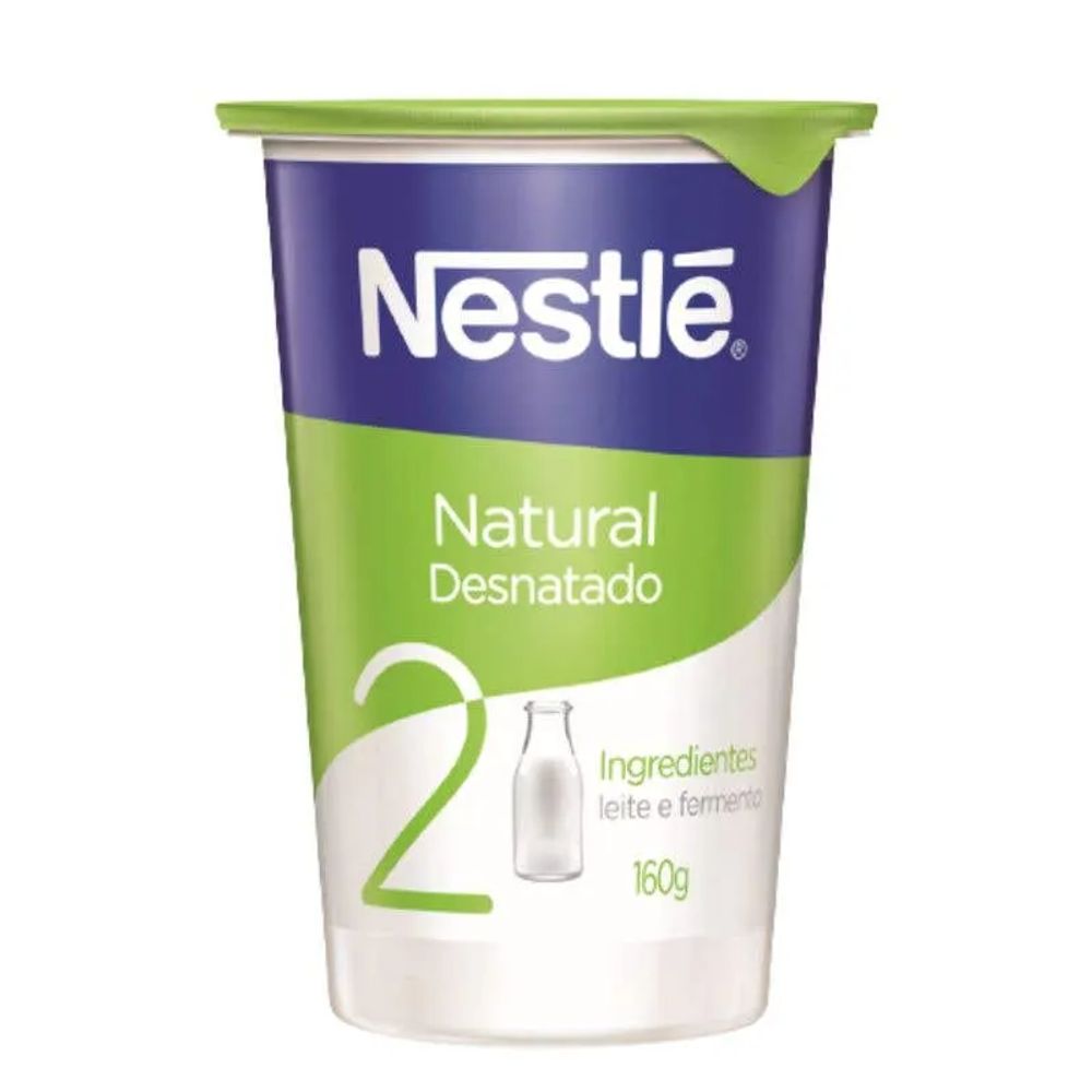 Iogurte Desnatado Natural Nestlé 160g