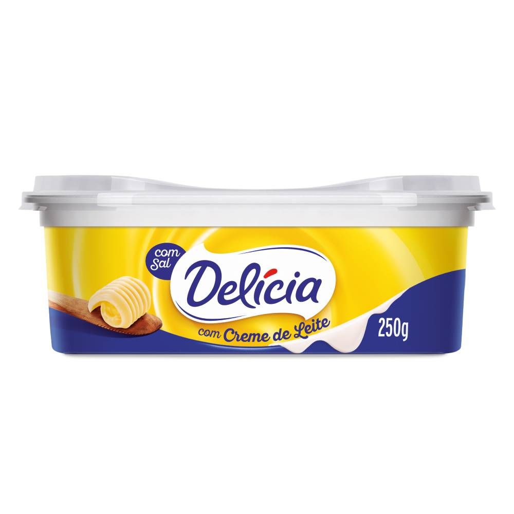 Margarina Cremosa com Sal Delícia 250g