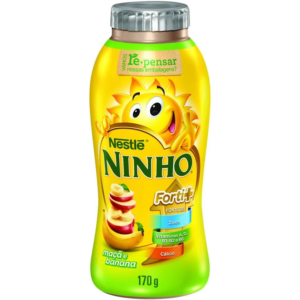 Iogurte Maçã E Banana Ninho 170g