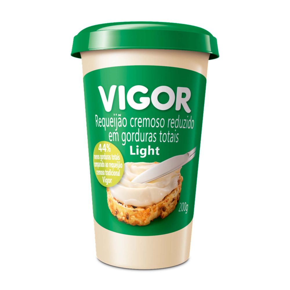 Requeijão Cremoso Ligth Vigor 200g