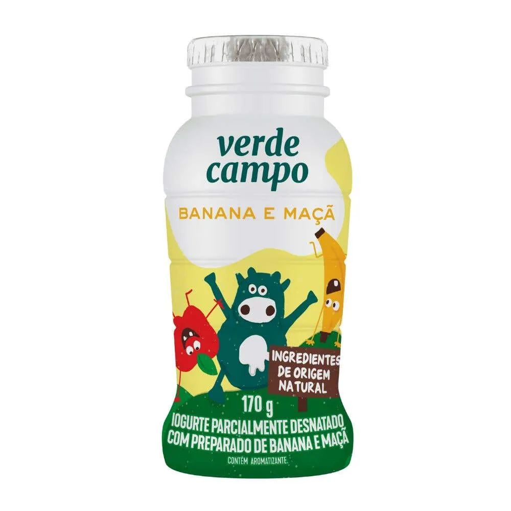Iogurte Banana e Maçã Kids Verde Campo 170g