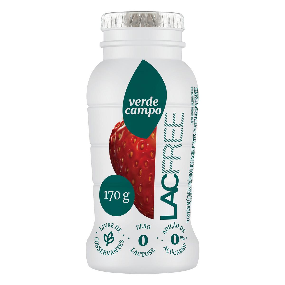 Iogurte Lacfree Morango Verde Campo 170g