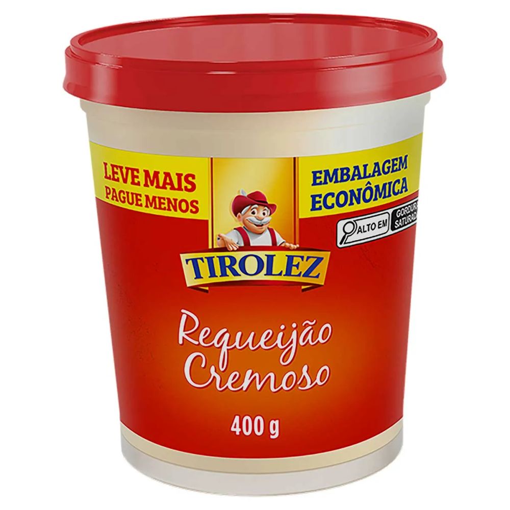 Requeijão Cremoso Tirolez 400g