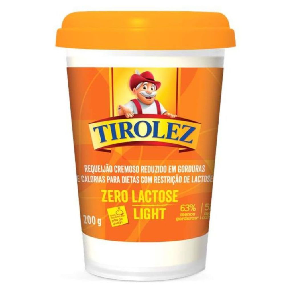 Requeijão Sem Lactose Tirolez 200g