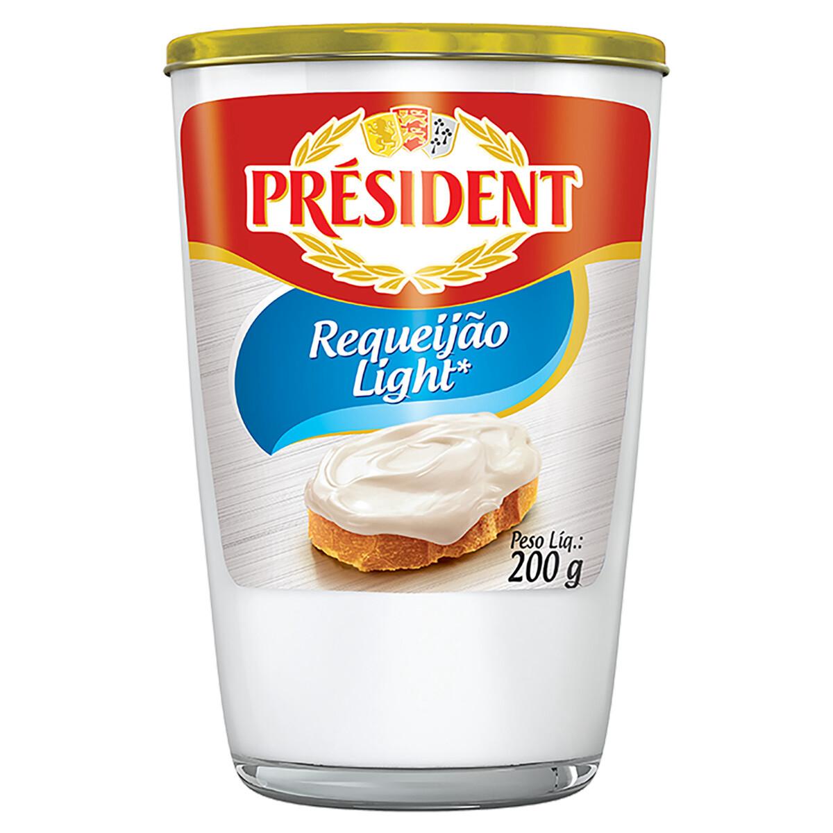 Requeijão Cremoso Light Président 220g