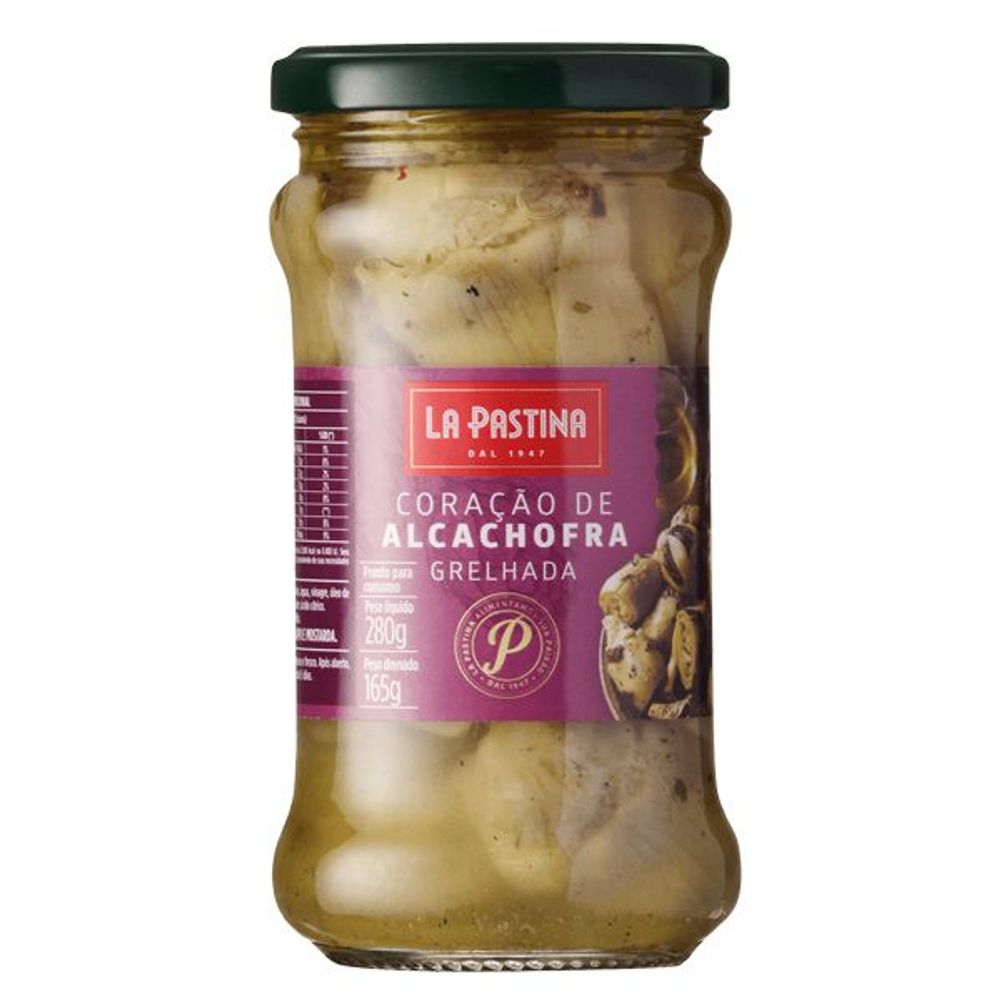Coração de Alcachofra Grelhada La Pastina 280g