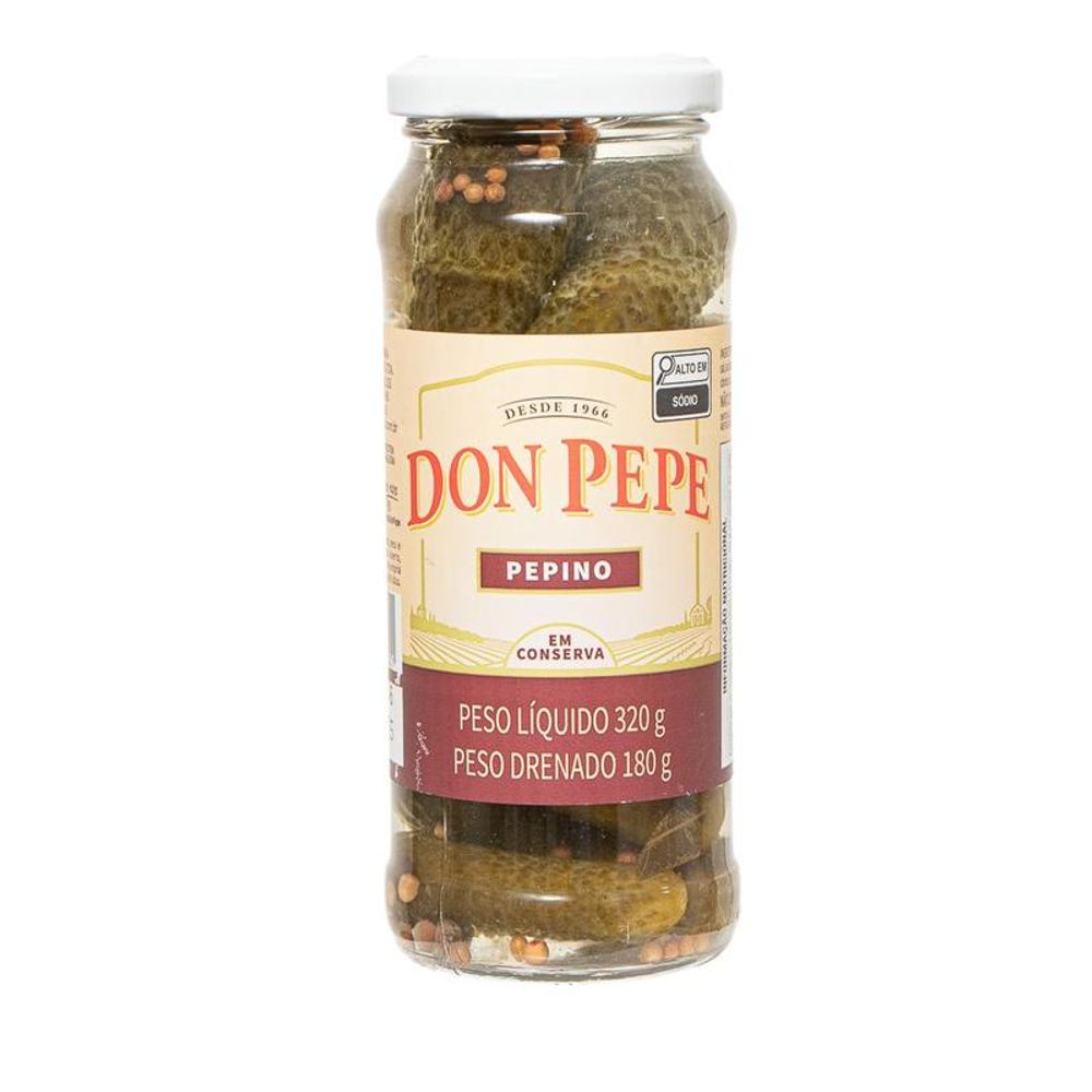 Pepino em Conserva Don Pepe 180g