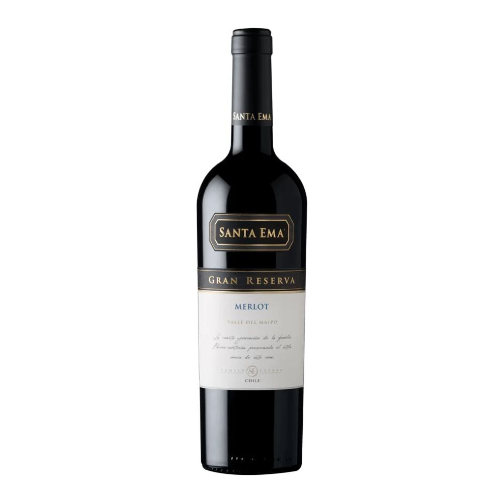Vinho Tinto Merlot Gran Reserva Santa Ema 750ml