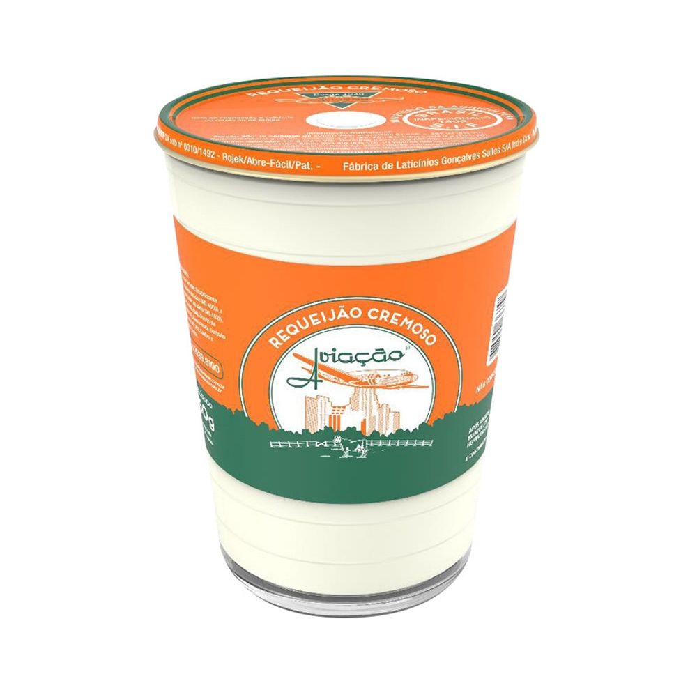 Requeijão Cremoso Tradicional Aviação 180g