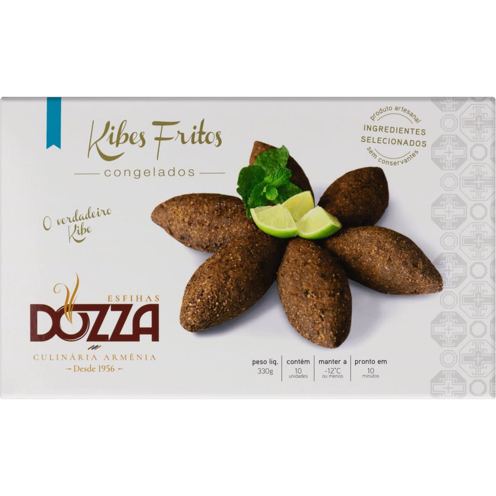 Kibes Fritos Congelados Dozza 330g