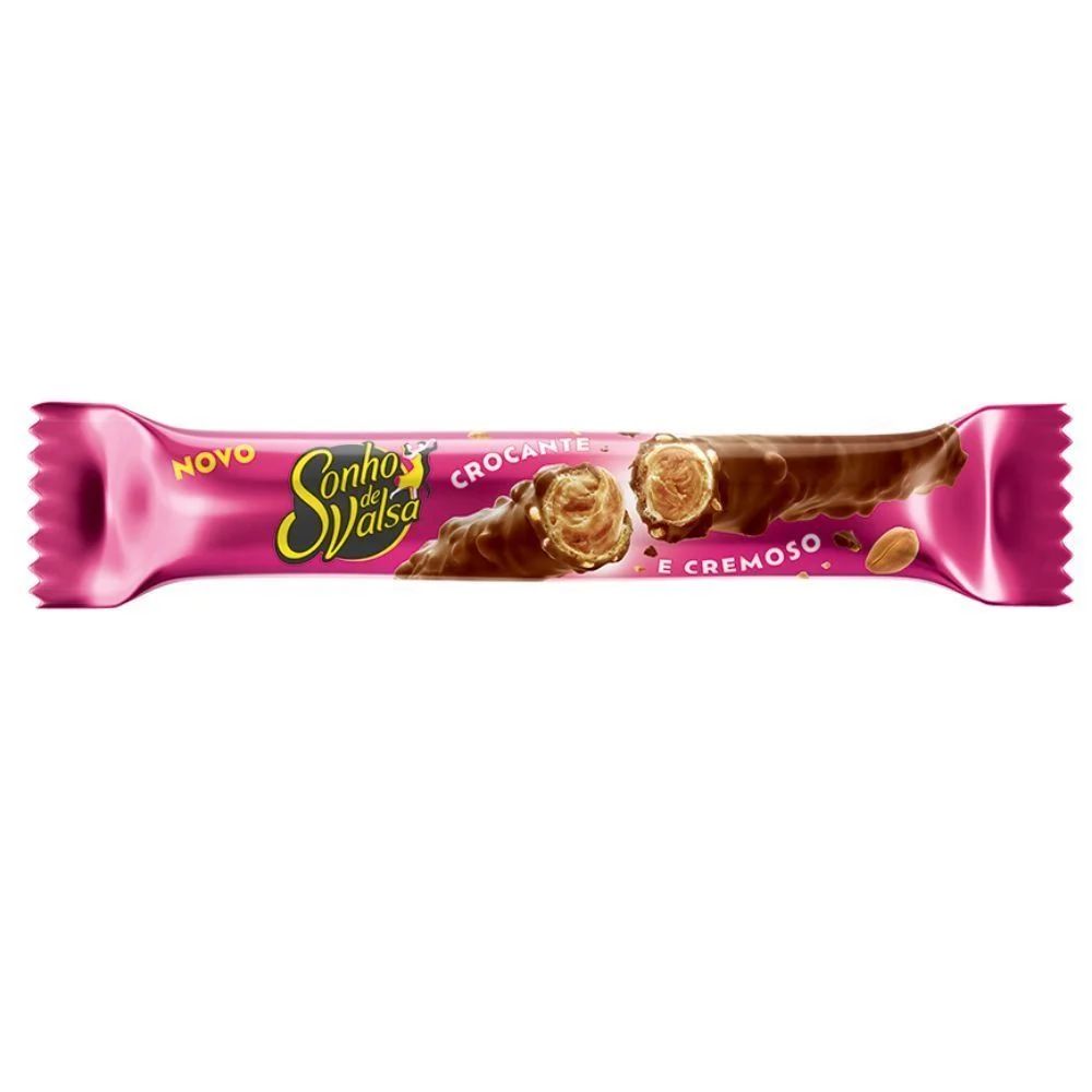 Chocolate Wafer Recheado Sonho de Valsa Lacta 25g