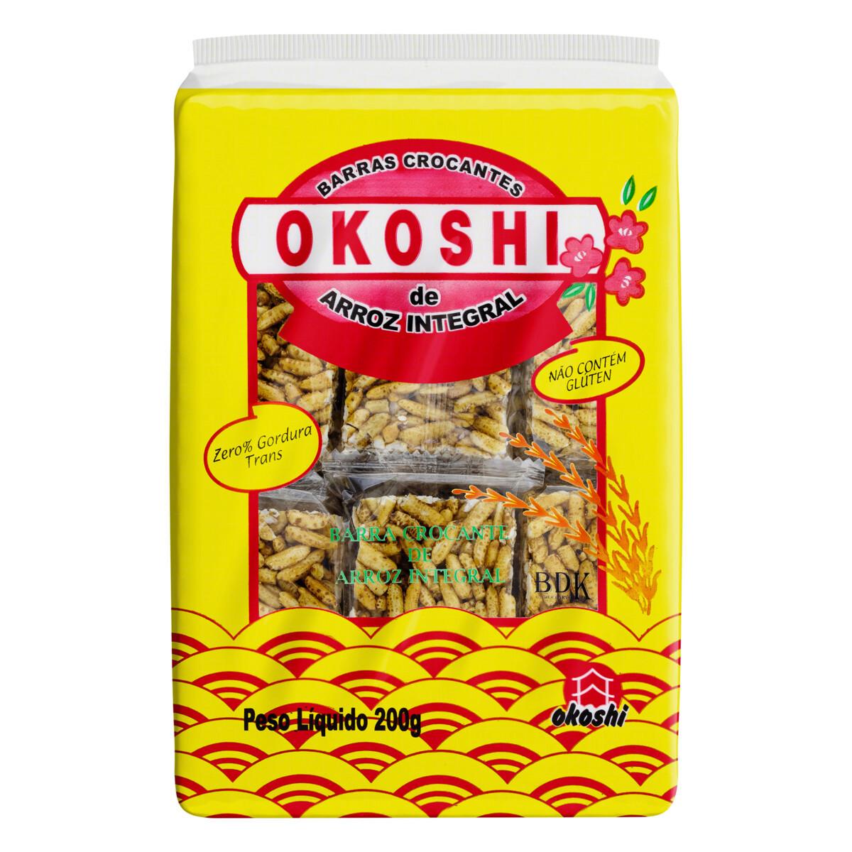 Barra de Arroz Integral Okoshi 200g