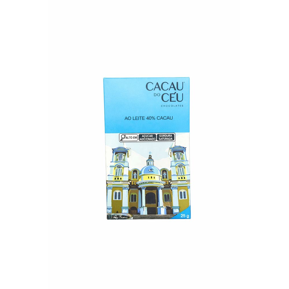 Chocolate ao Leite 40% Cacau Cacau do Céu 25g