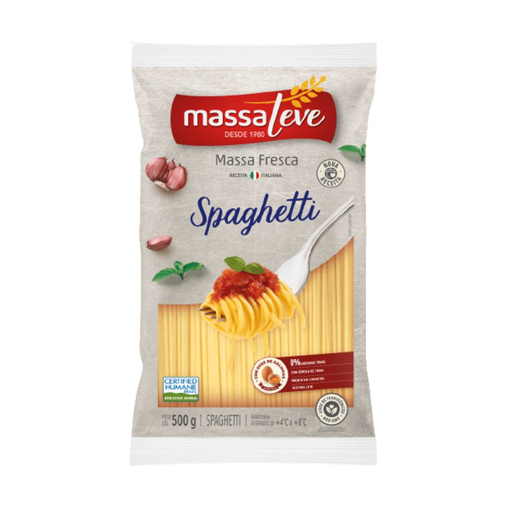 Macarrão Spaghetti Massa Leve 500g