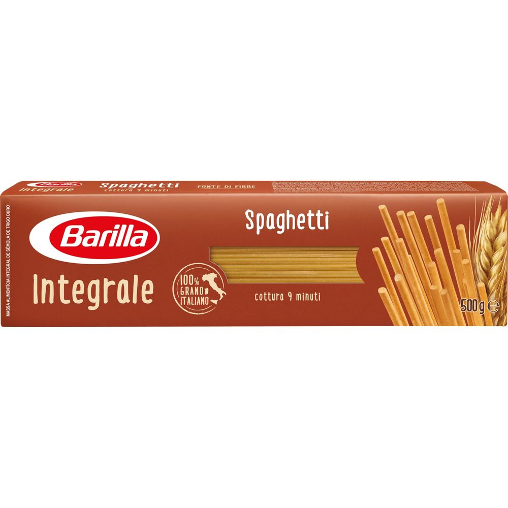 Macarrão Spaghetti Integral Barilla 500g
