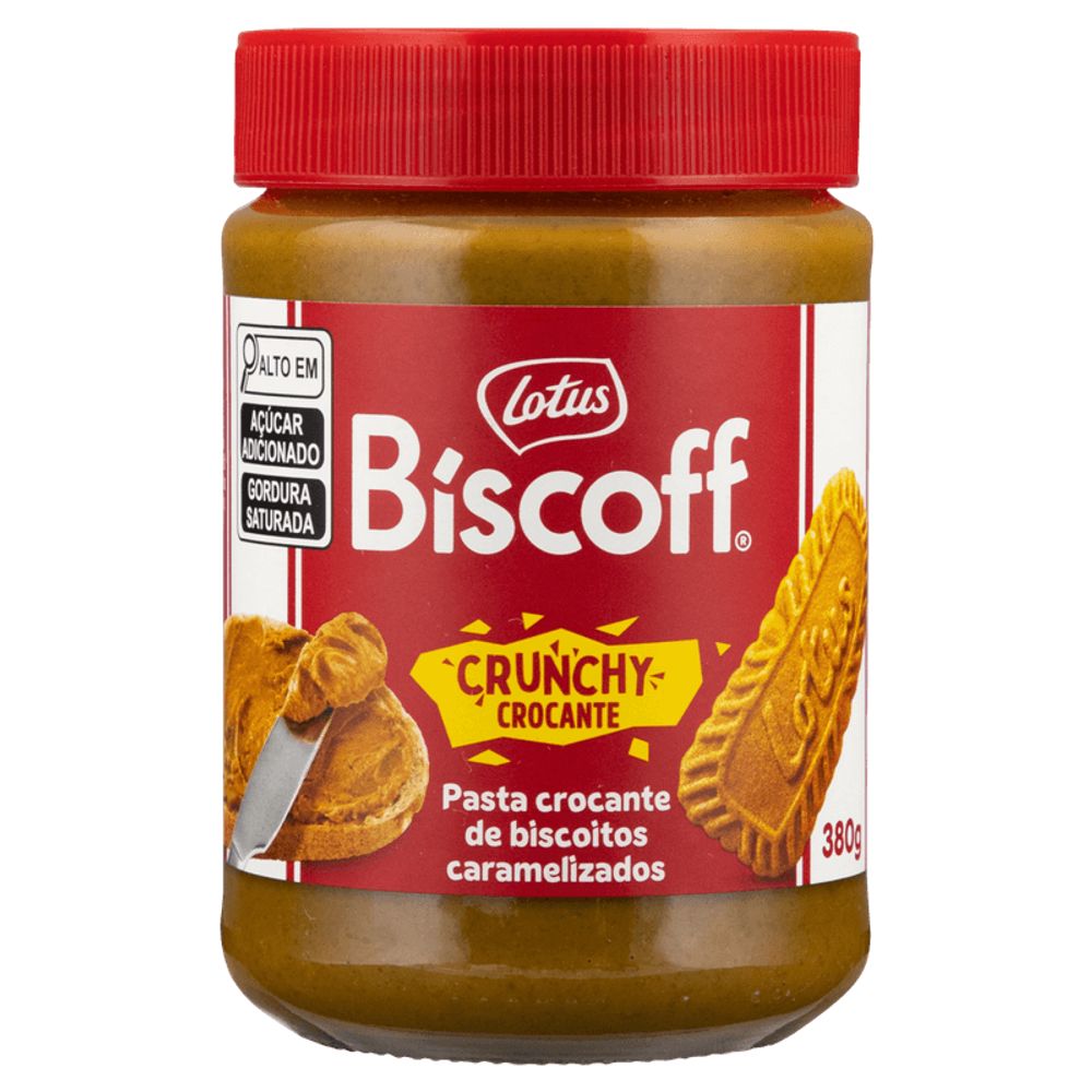 Pasta De Biscoito Biscoff Crunchy Lotus 380g