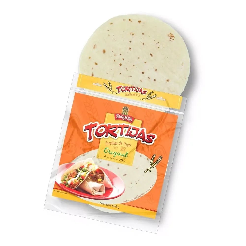 Tortilla de Trigo Sequoia 480g