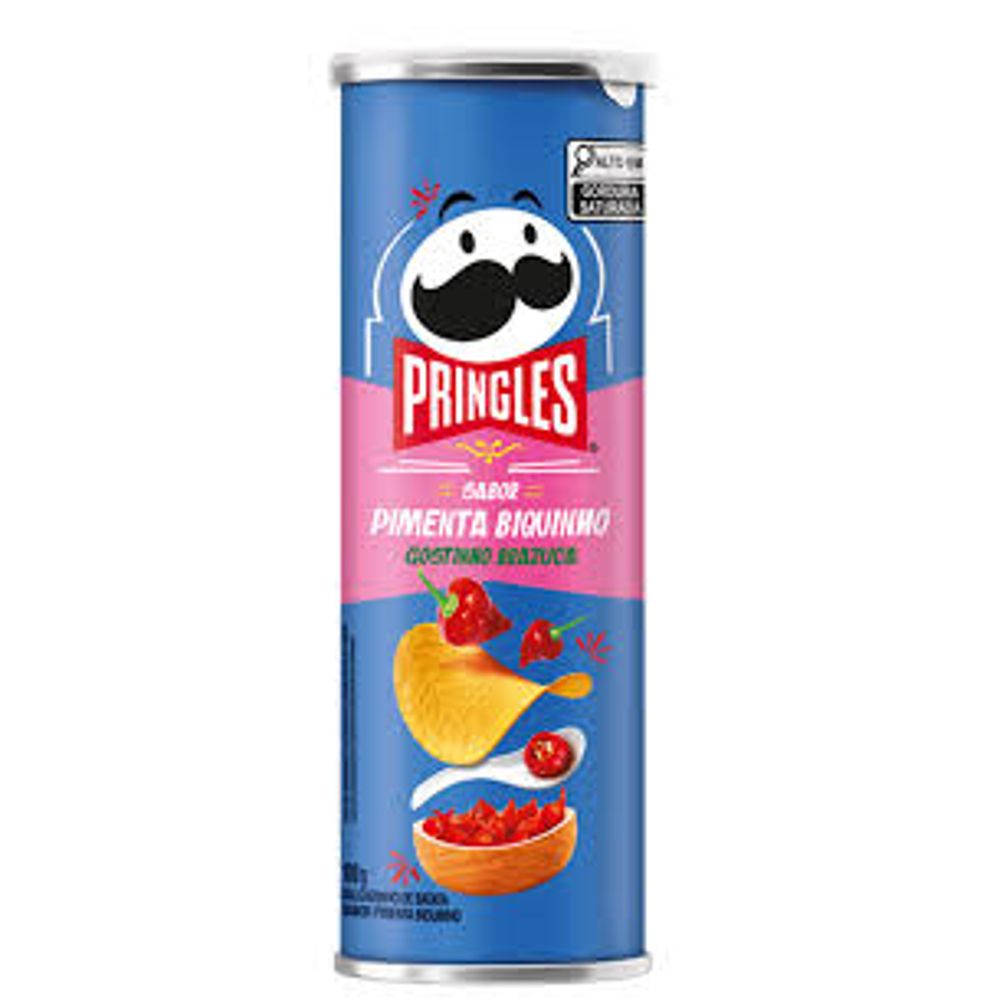 Batata Pimenta Biquinho Pringles 100g